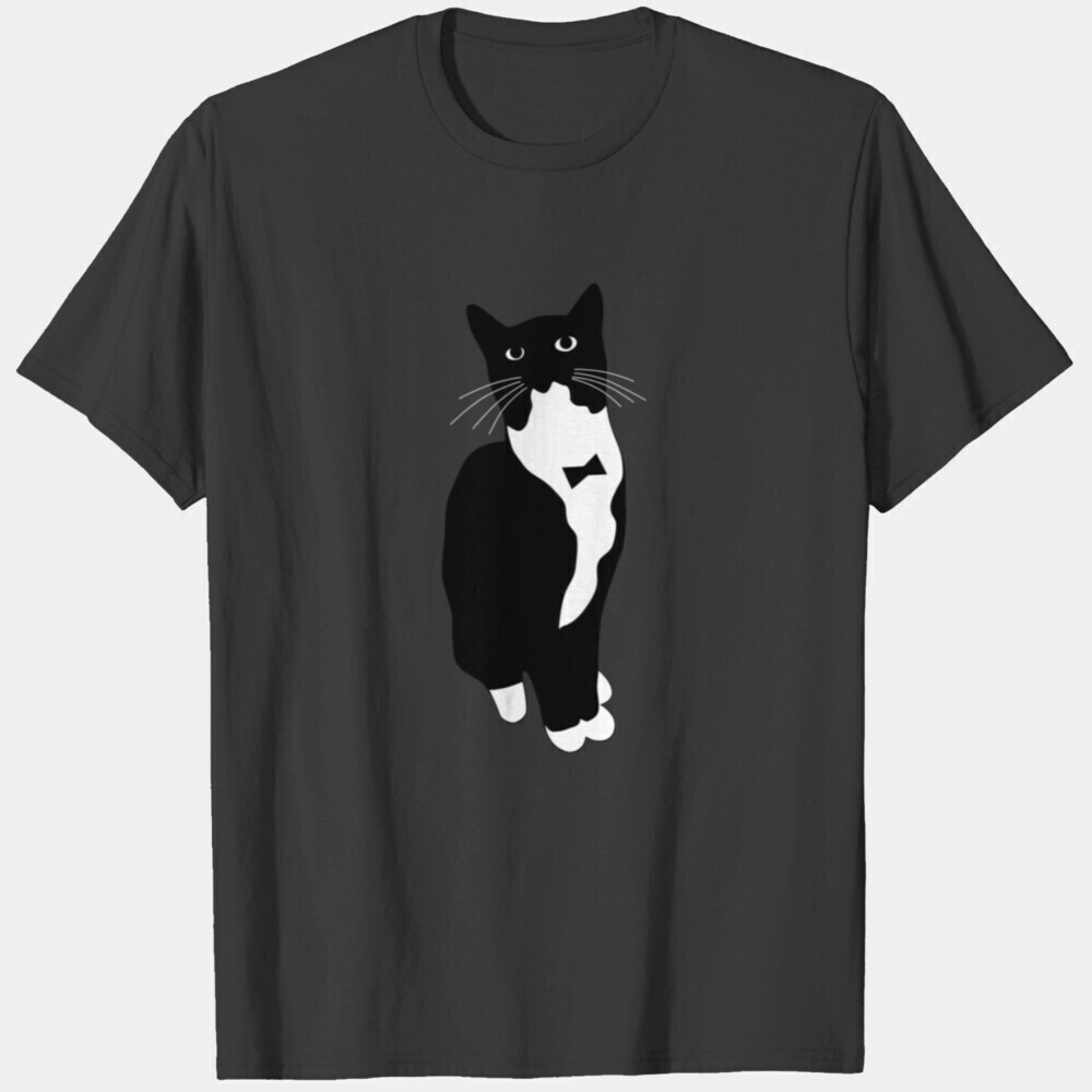 Tuxedo Kitty With Bow Tie Unisex Tshirt Gift For Fan